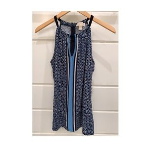 Michael Kors Sleeveless Keyhole Blouse